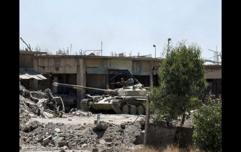 Desde el 6 de agosto, las FSD llevan a cabo un asalto a la urbe de Al Raqa para expulsar al Estado Islámico. AFP / M. El-Shahed