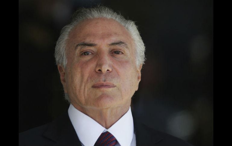 Temer ha negado haber cometido algún ilícito y ha dicho que no renunciará. AP / ARCHIVO