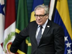 Ochoa Reza indicó que Almagro (foto) mostró sorpresa porque no conocía del panorama violento hacia las mujeres. AFP / P. Pardo