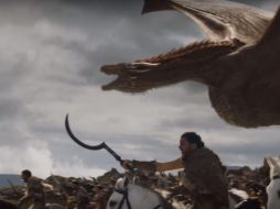 Los dragones acompañan a la cabellería dothraki contra el ejército de los Lannister. YOUTUBE / HBO