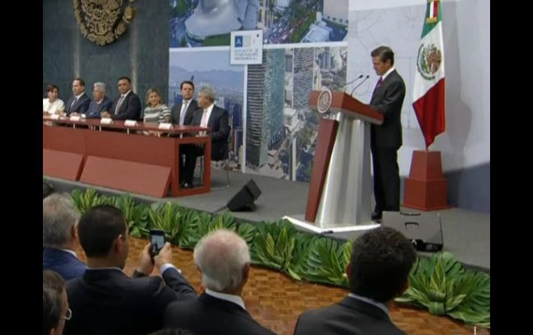 Peña Nieto recuerda que a inicios de año se advertía un escenario complejo y difícil. TWITTER / @PresidenciaMX