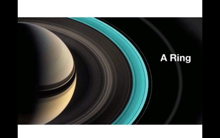 El anillo A expone las ondas producidas por las resonancias orbitales con las lunas que orbitan más allá de los anillos. TWITTER / @CassiniSaturn