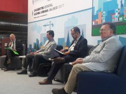 Trinidad Padilla López, director de la Prodeur, durante el Encuentro Estatal Agenda Urbana Jalisco. TWITTER / @PRODEURJal