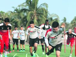 Entrenamiento. En lo deportivo Atlas continúa con su preparación de cara al Apertura 2017 en el Puerto de Mazatlán, Sinaloa. ESPECIAL / ATLAS FC