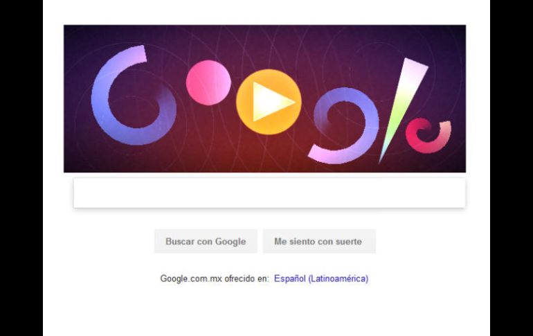 Con el 'doodle' interactivo el usuario puede crear melodías y compartirlas en redes sociales. ESPECIAL / google.com