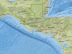 El epicentro se ubicó a 31 kilómetros al suroeste del departamento de Santa Rosa, en aguas del océano Pacífico. ESPECIAL / earthquake.usgs.gov