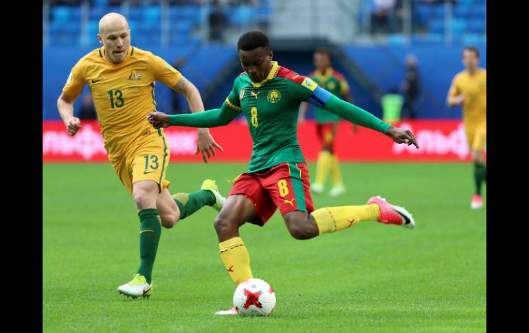 Australia tuvo mayor posesión de la pelota, pero fueron los africanos los que disfrutaron de más ocasiones de gol. EFE / S. Suki