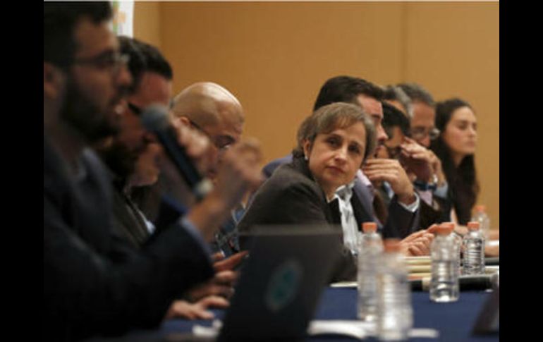 Aristegui refiere que la Presidencia ha dado una respuesta inaceptable por sólo enviar una nota al New York Times. AP / ARCHIVO