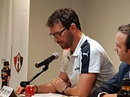 Espigares quiere que a los jóvenes rojinegros 'les corra por las venas Atlas'. TWITTER / @atlasfc