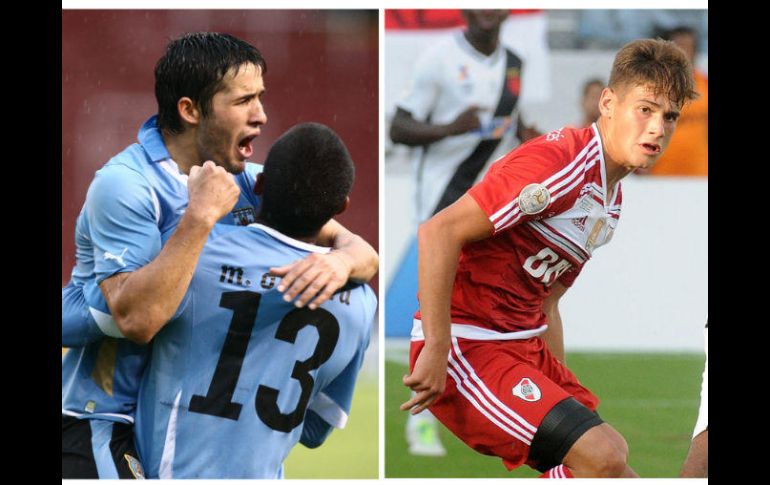 Camilo Mayada (I) y Lucas Martínez (D) son los jugadores implicados. EFE / ARCHIVO