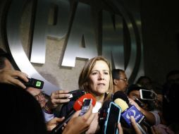 La aspirante a la candidatura presidencial del PAN dijo que no se opone a una alianza y solicitó definiciones urgentes en el partido. SUN / L. Cortés