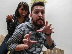 Kati Jiménez y Emilio González, los actores del montaje. EL INFORMADOR / F. Atilano