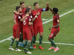 Cristiano Ronaldo abrió el marcador con un penal poco después de la media hora de juego. AFP / O. Maltseva