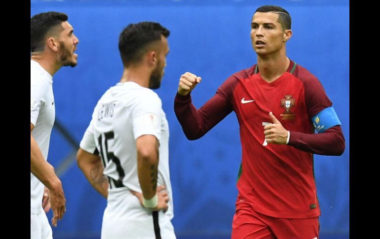 Cristiano fue elegido Mejor Jugador del Partido ante Nueva Zelanda. AFP / K. Kudryavtsev