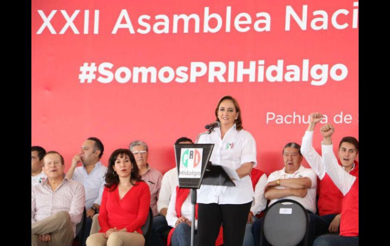 La secretaria General del PRI resaltó que su partido tiene el reto de ser más competitivos y cercanos a la gente. TWITTER / @ruizmassieu