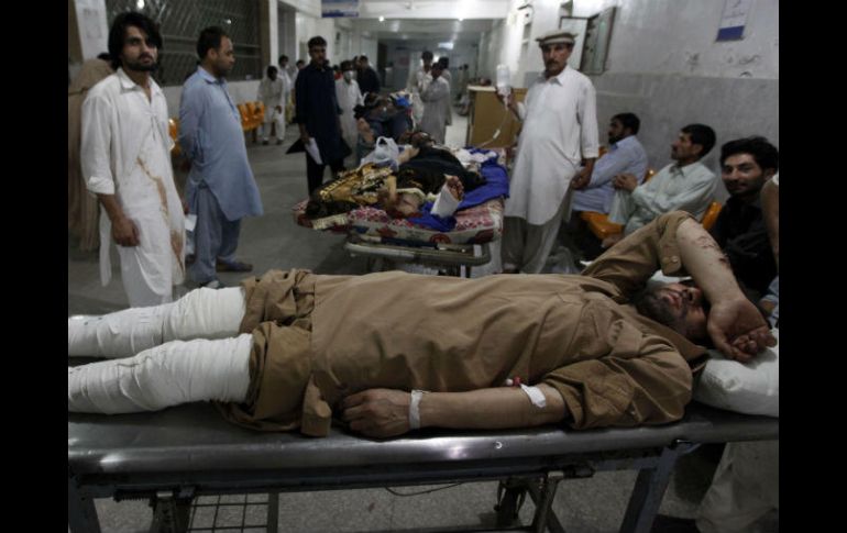 Varios de los heridos se encuentran en estado crítico. AP / M. Sajjad