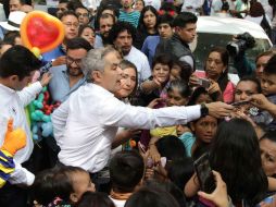 El jefe capitalino manifestó que no dejará de pelear por un aumento. SUN / C. Mejía