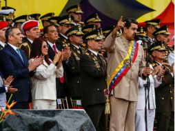 El mandatario celebró el día del Ejército y los 196 años de la batalla que selló la independencia venezolana de España. EFE / C. Hernández