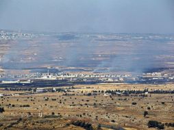 Desde el inicio del conflicto sirio en 2011, numerosos proyectiles han caído en la parte de los Altos del Golán ocupados por Israel. EFE / A. Safadi