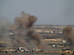Desde el extrarradio sureño, las FSD están avanzando de oeste a este en un intento de completar el cerco a la población. AFP / J. Marey