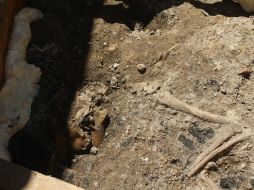 Los obreros cavaron un boquete de 10 metros de profundidad cerca de las antiguas Murallas Aurelianas. NTX / M. Osorio