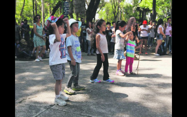 En el Parque Agua Azul se imparten diversas actividades que acercarán a los más pequeños del hogar al arte. EL INFORMADOR / E. Barrera