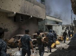 Ayer, las fuerzas iraquíes anunciaron que el grupo terrorista sólo controla el uno por ciento del casco antiguo de Mosul. AP / F. Dana