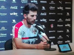 El defensa indicó ''alegría'' por volver al club, luego de dos años y medio en los que militó en Puebla y Morelia. EL INFORMADOR / J. Robles