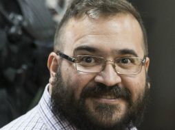 Duarte llega a la audiencia procedente de Matamoros, una cárcel en un cuartel militar de la ciudad de Guatemala. AP / M. Castillo