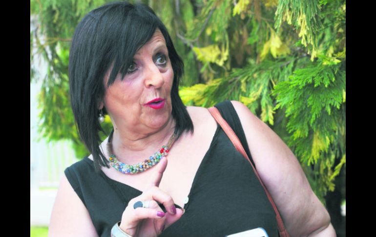 Pilar Martínez. Asegura que desde los siete años sabía que su padre era Dalí. AFP /