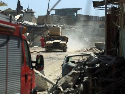 Soldados iraquíes prosiguen su avance en el casco antiguo de Mosul para expulsar a los últimos yihadistas. AFP / A. Al-Rubaye