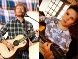 Ed Sheeran confesó que le enseñó a escribir una canción a Cruz. ESPECIAL /