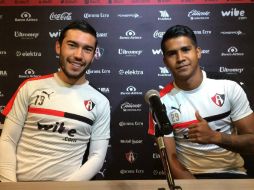Vigón (I) y Nava (D), cada uno con sus cualidades, buscarán aportar grandes cosas al primer equipo. ESPECIAL / Atlas FC