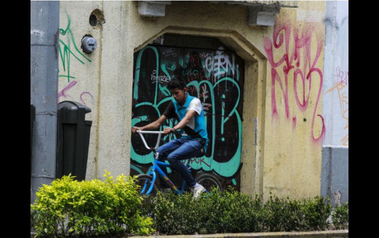 Según un estudio, 54% de los tapatíos mayores de 18 años reconocen el grafiti como parte de su entorno. EL INFORMADOR / A. García