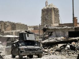 Las zonas recuperadas por las fuerzas iraquíes están llenas de escombros de viviendas destruidas. AFP / F. Senna