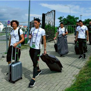 El Tri llega a Moscú para juego contra Portugal