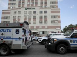 Agentes de la policía se encuentran custodiando el lugar. AP / M. Altaffer