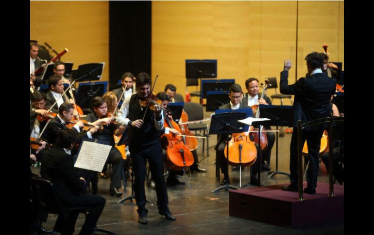 Philippe Quint, violinista que interpretó la música de Samuel Barber. EL INFORMADOR / M. Vargas