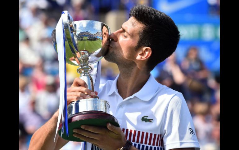 ''Esto me llega en un buen momento, porque necesitaba recuperar este nivel de confianza'', dijo ''Nole''. AFP / G. Kirk