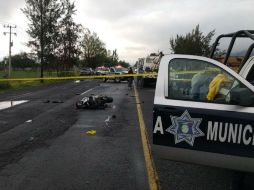 Testigos afirmaron que el fallecido circulaba a exceso de velocidad. ESPECIAL / Policía de Tlajomulco