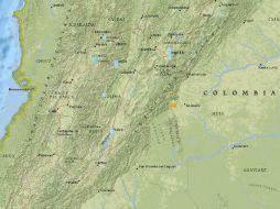 El epicentro se registró en las cercanías del municipio Lejanías del departamento de Meta. ESPECIAL / earthquake.usgs.gov