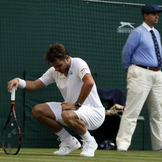 Wawrinka cae en su debut en Wimbledon