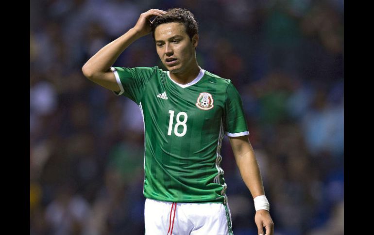 Torres hereda la responsabilidad en la delantera de la Selección Mexicana para la Copa Oro 2017. MEXSPORT / ARCHIVO.