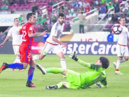 México y Chile se vieron las caras en Cuartos de Final de la Copa América Centenario 2016, donde el Tri fue goleado 0-7. MEXSPORT /