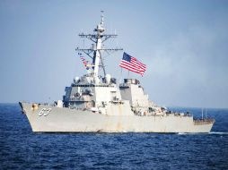 Washington confirma que el 'USS Stethem' sólo hacía un ejercicio de 'libertad de navegación'. AP / U.S. Navy