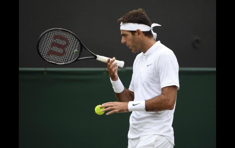 El originario de Tandil llega a Wimbledon sin haber disputado ni un encuentro en hierba esta temporada. EFE / F. Arrizabalaga