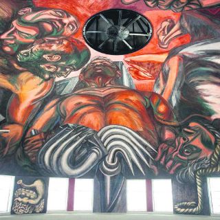 Restauran murales de Orozco en el Paraninfo