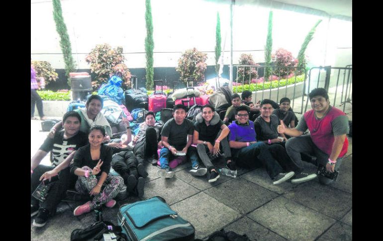 Después de un viaje que inició en Playa del Carmen, estudiantes de la UTRM están listos para vivir  Jalisco Campus Party. EL INFORMADOR / J. Castillo
