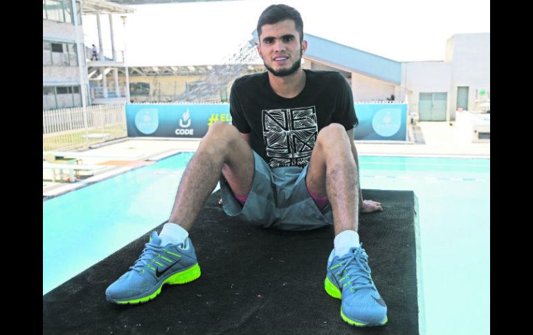 Rehabilitándose de operaciones en ambas rodillas, Iván García tiene en mente recuperar su nivel en 2018. EL INFORMADOR / M. Vargas