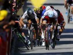 El campeón del mundo fue excluido el martes por provocar la caída del británico Mark Cavendish durante el sprint final. EFE / ARCHIVO